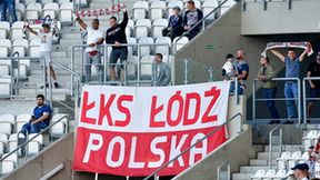 PKO Ekstraklasa. Kibice podczas meczu ŁKS Łódź - Raków Częstochowa (galeria)