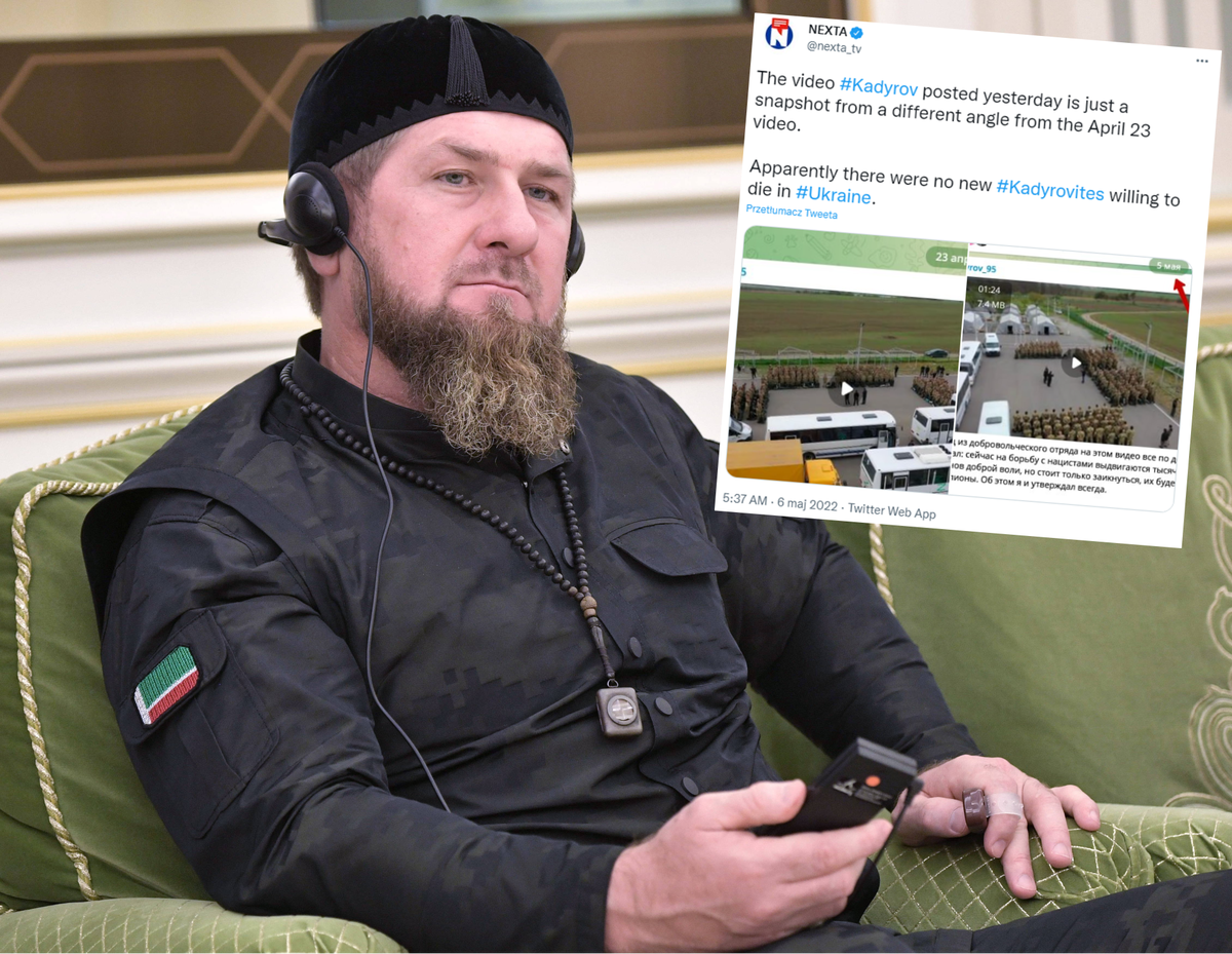 Kolejna wpadka Kadyrowa. Chciał postraszyć Ukraińców, rozbawił internautów 