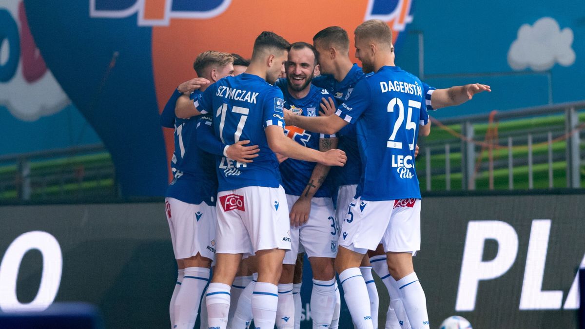 PAP / Jakub Kaczmarczyk / Na zdjęciu: piłkarze Lecha Poznań