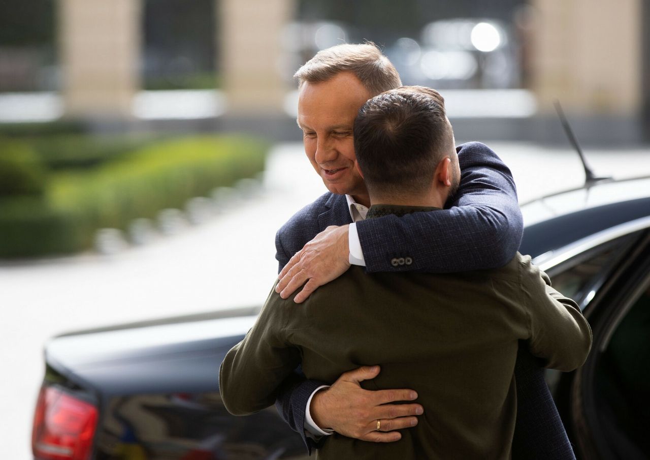 O przyjaźni z prezydentem Ukrainy Wołodymyrem Zełenskim wielokrotnie mówił prezydent Andrzej Duda