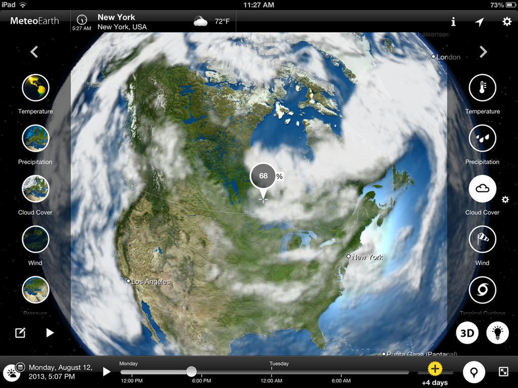 MeteoEarth na iPady oraz iPhony za darmo przez jeden dzień! 2