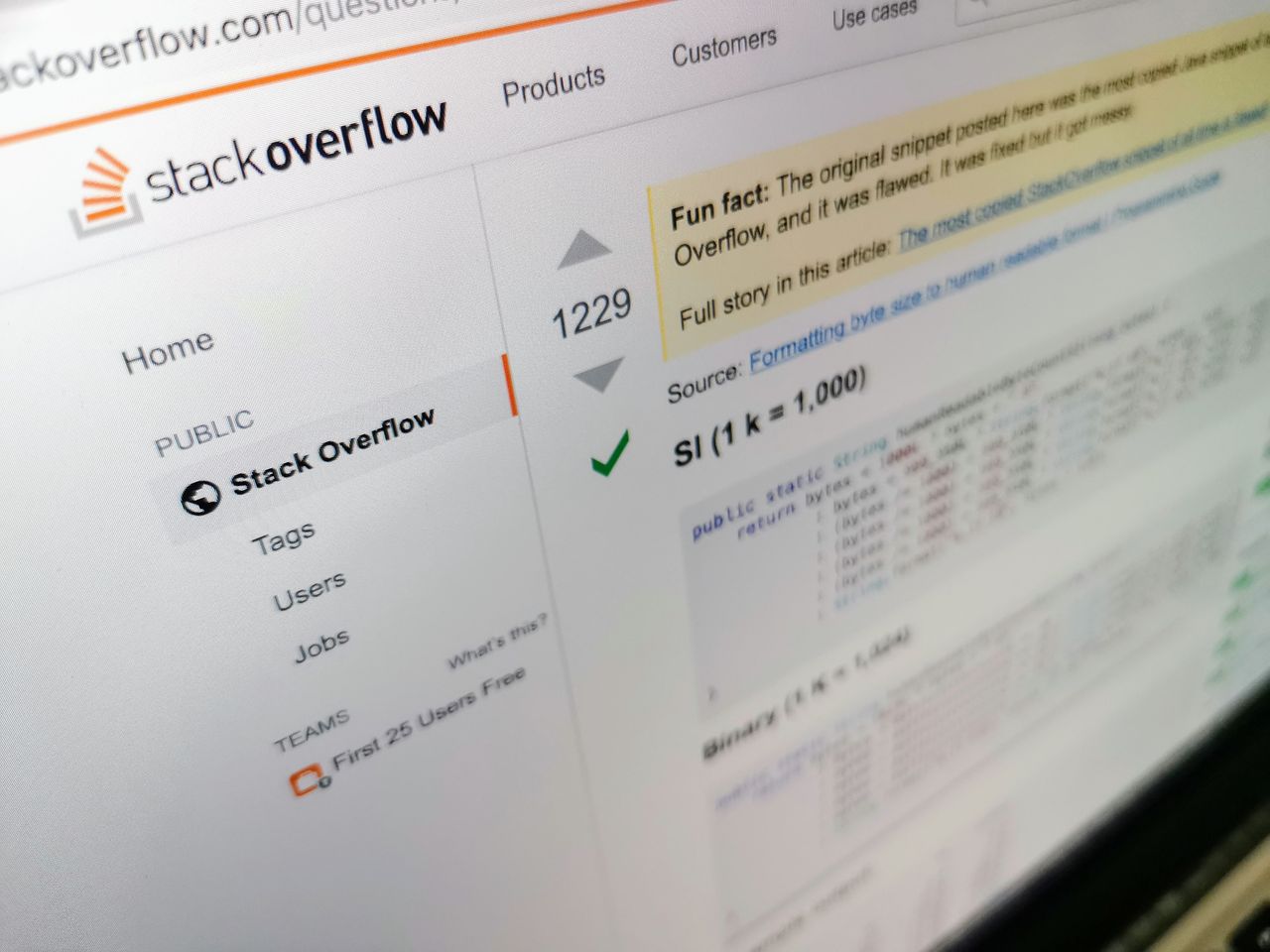 Kod z błędem ze StackOverflow był kopiowany do tysięcy programów