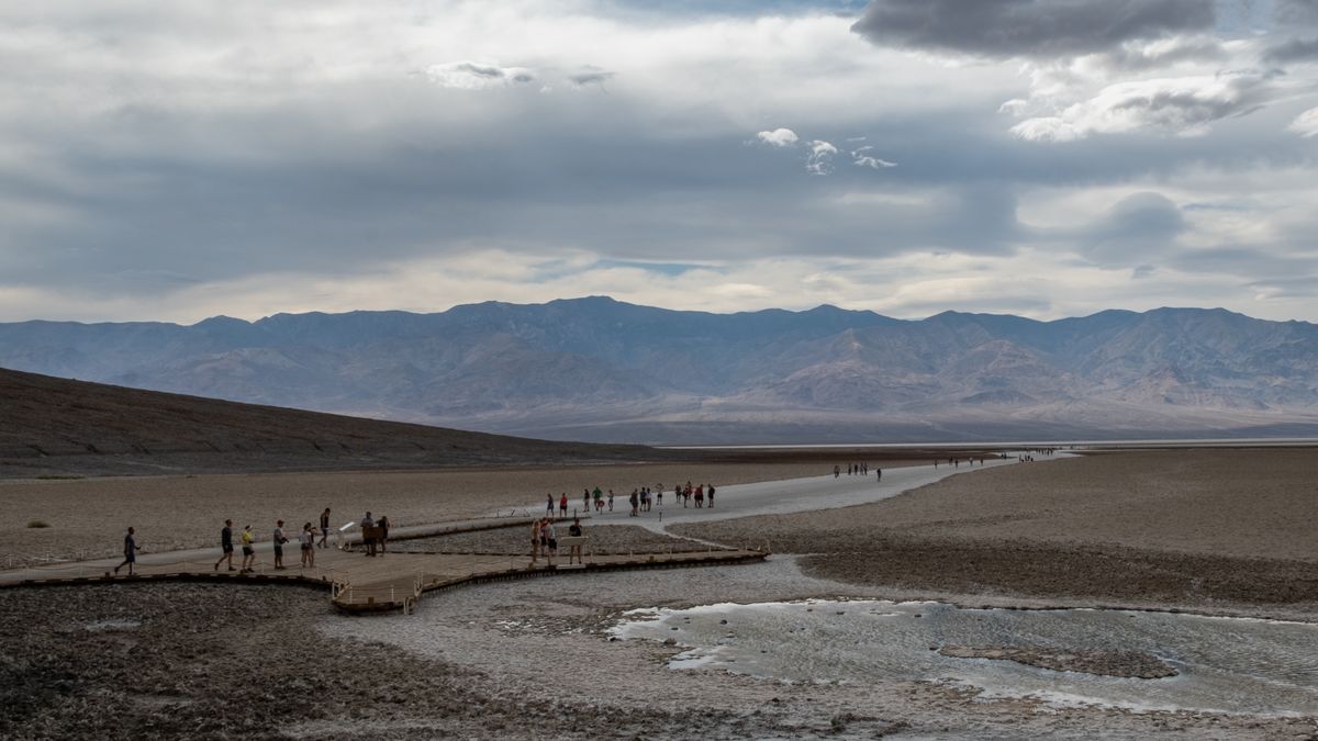 Formacja wypełniła się wodą po ulewnych deszczach 
