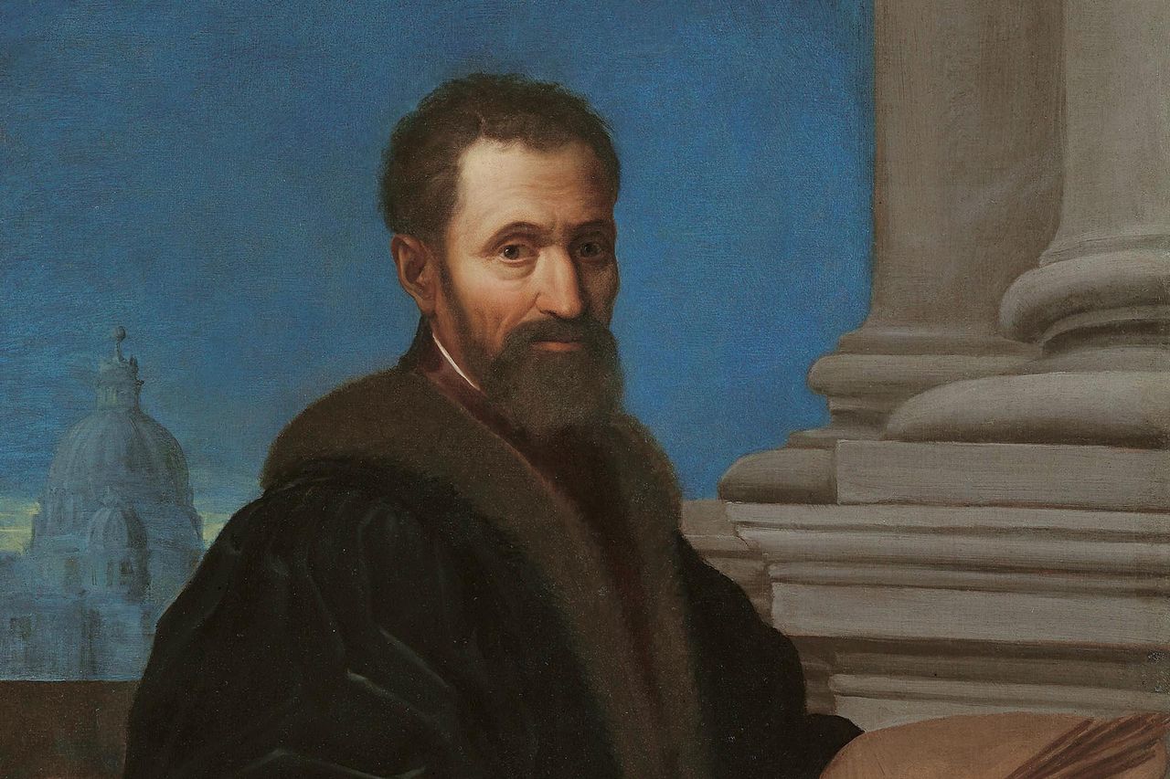 Naukowcy szacują wzrost Michała Anioła. Zdradziły go buty - Portret Michała Anioła, z kolekcji Enrico Lumina w Bergamo.