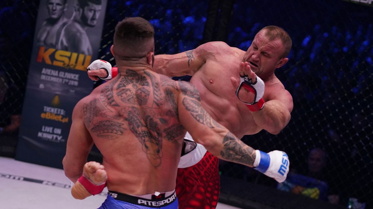 Materiały prasowe / KSW / Na zdjęciu: walka Mariusz Pudzianowski - Erko Jun