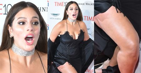 Ashley Graham potknęła się na imprezie dla "najbardziej wpływowych ludzi świata"! (ZDJĘCIA)