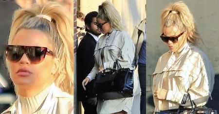 Ciężarna Kardashianka idzie udzielić wywiadu