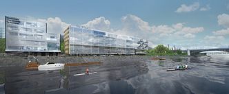 The Tides - biurowiec jak fala. Powstanie nad Wisłą w Warszawie