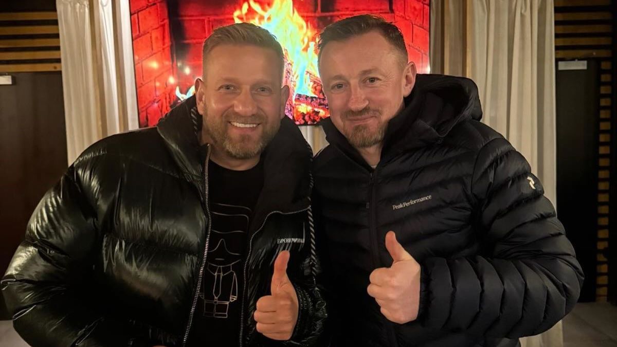 Instagram / bartekjedrzejak_official / Na zdjęciu: Bartłomiej Jędrzejak (L) i Adam Małysz