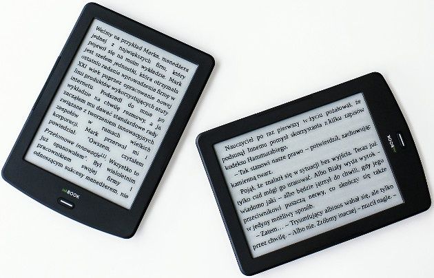 inkBOOK e-book tekst