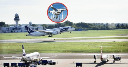 Coraz więcej incydentów z dronami. Lotnisko Chopina przetestuje rozwiązanie