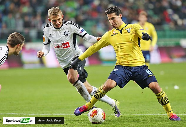 Tak Hernanes walczył z Legią Warszawa w meczu Ligi Europejskiej