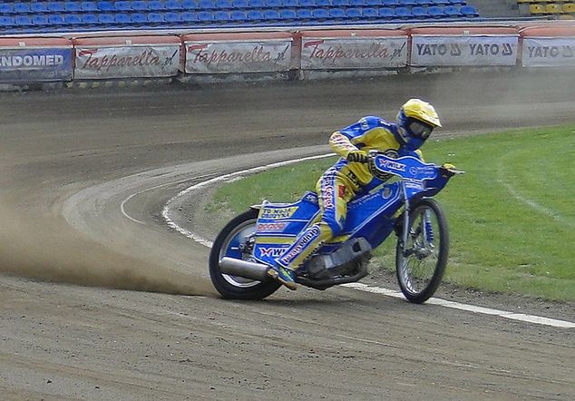 Tomasz Gapiński znów na torze (fot. Facebook.com/StalGorzow1947)