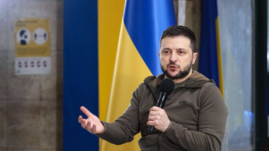 Prezydent Ukrainy Wołodymyr Zełenski 