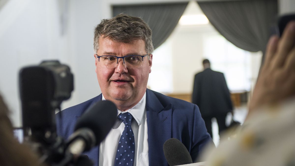 WARSAW, MAZOWIECKIE, POLAND - 2022/06/09: MP Maciej Wasik from the ruling party Law and Justice (PiS) is seen during a session of the Polish Sejm at the lower house of the Polish Parliament. (Photo by Attila Husejnow/SOPA Images/LightRocket via Getty Images)
