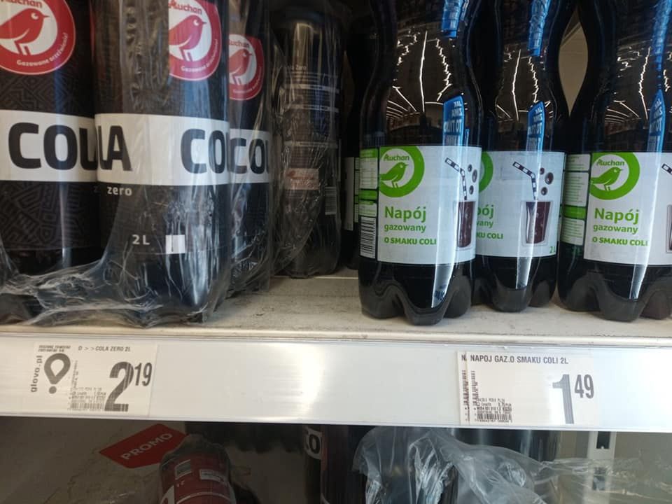 Cena Coli marki Auchan 