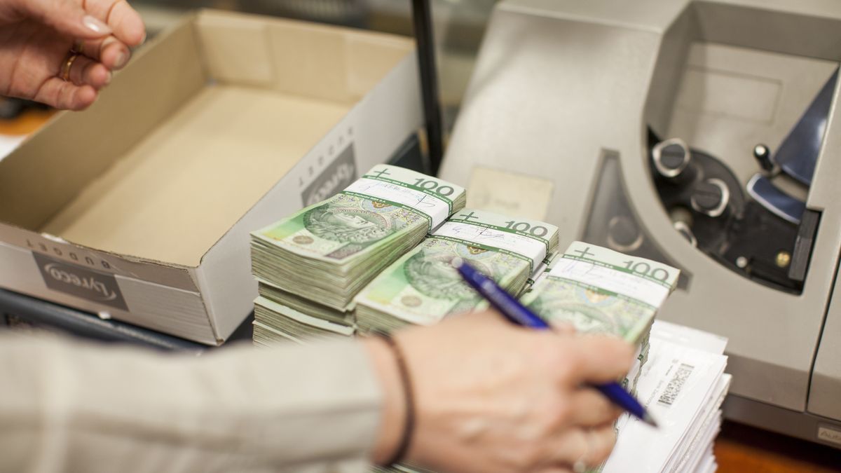 Polish Zloty Currency Banknotes And CoinsAn employee counts 100 zloty banknotes using a currency counting machine at a Bank Zachodni WBK SA bank branch in Wroclaw, Poland, on Thursday, March 13, 2014. The Polish unit of Commerzbank AG is further reducing the need for parental cash as it returns to foreign debt markets after issuing zloty bonds in December. Photographer: Bartek Sadowski/Bloomberg via Getty ImagesBloombergCOIN; COINS; CURRENCY; MONEY, CURRENCY; CURRENCIES; MONEY; CA, EMEA; EUROPE, EMEA; EUROPE; EASTERN EUROPE, FINANCE; FINANCIAL; ECONOMY, MONEY; CURRENCY; CASH; NOTES, POLAND; POLISH; EUROPE