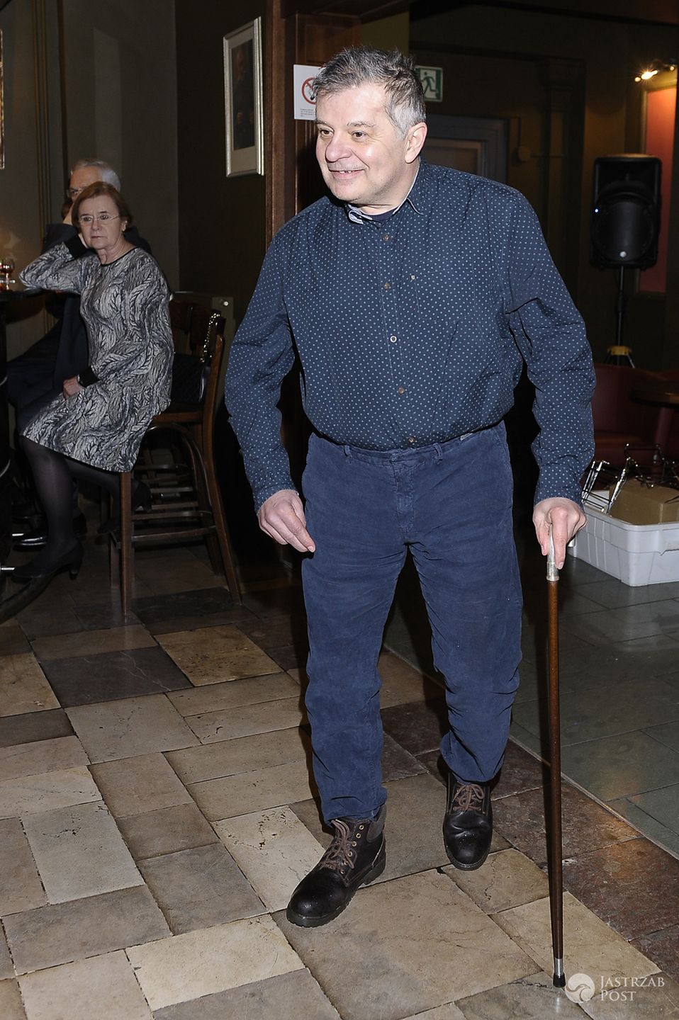 Krzysztof Globisz na urodzinach teatru STU