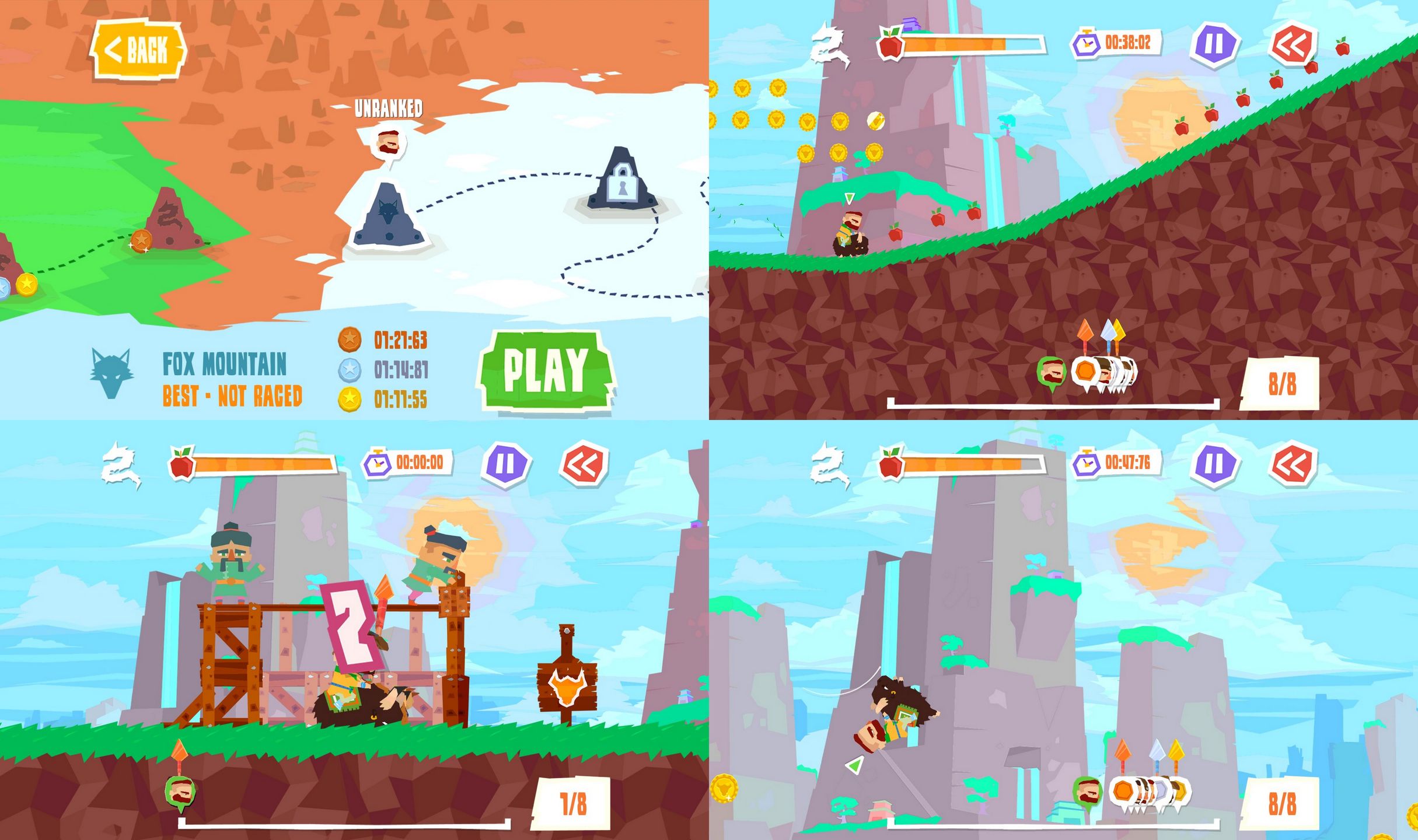 W tej grze zmierzymy się z graczami z całego świata w wyścigach… jaków. [Recenzja Yak Dash] 3