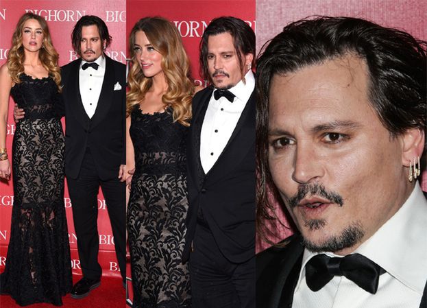 Johnny Depp z młodą żoną na czerwonym dywanie (ZDJĘCIA)