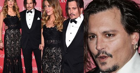 Johnny Depp z młodą żoną na czerwonym dywanie (ZDJĘCIA)
