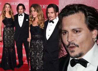 Johnny Depp z młodą żoną na czerwonym dywanie (ZDJĘCIA)