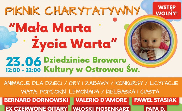Piknik Charytatywny „Mała Marta Życia Warta”