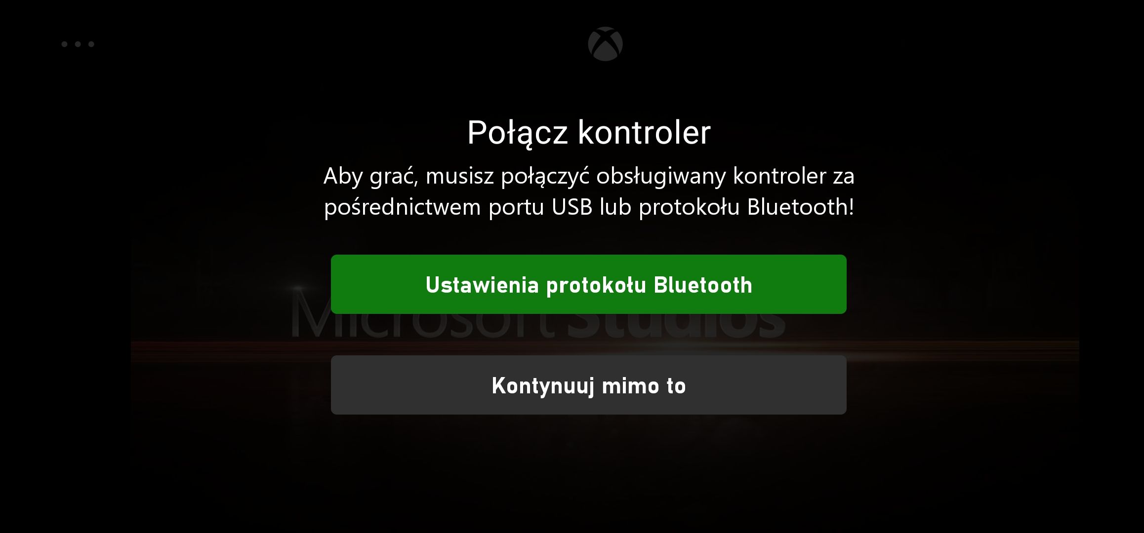 Ostrzeżenie dotyczące podłączenia kontrolera, fot. Jakub Krawczyński