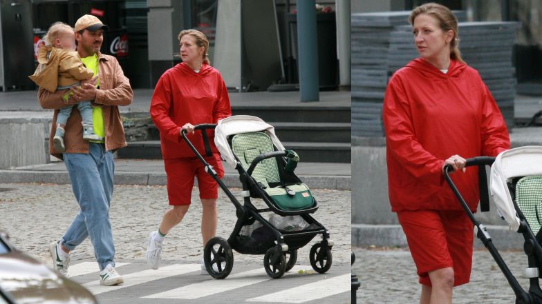 Lara Gessler w Sopocie z mężem i córką