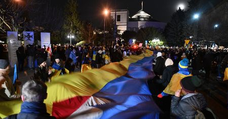 Druga rocznica inwazji Rosji na Ukrainę. Marsze i wiece