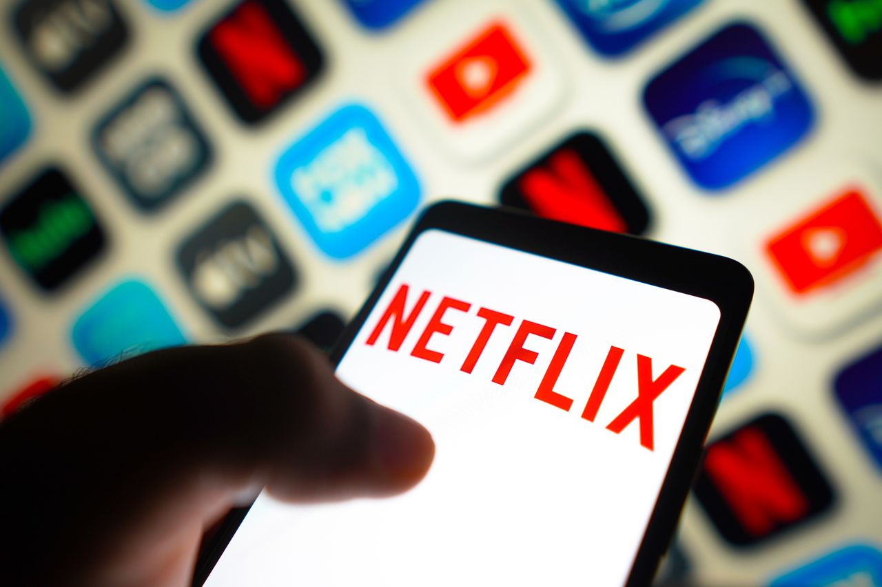 Netflix is gaining on the stock market.