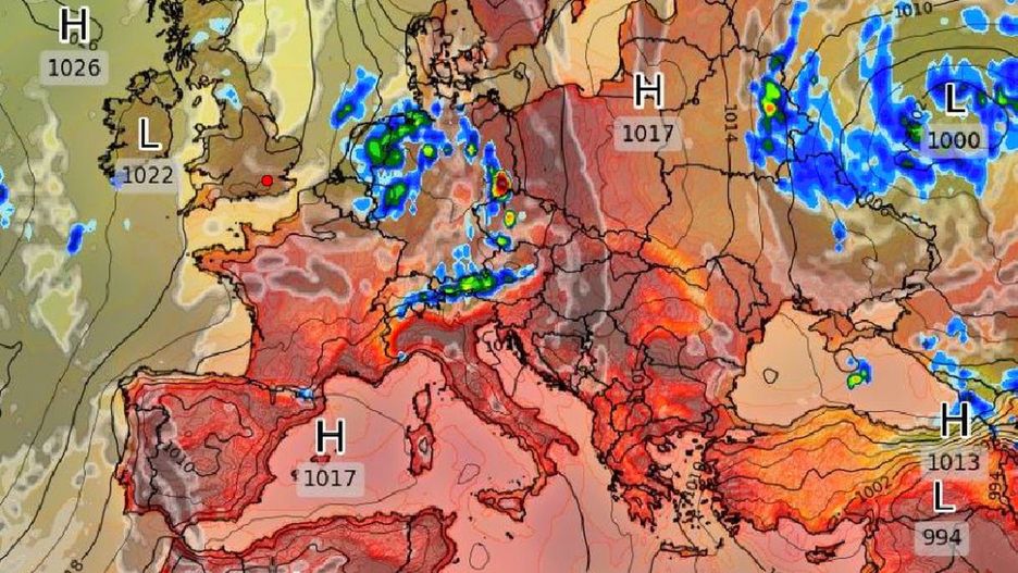 Fala potężnych upałów w Europie