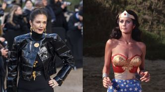 73-letnia Lynda Carter na pokazie w Paryżu. Tak prezentuje się dziś pierwsza "Wonder Woman". Poznalibyście?