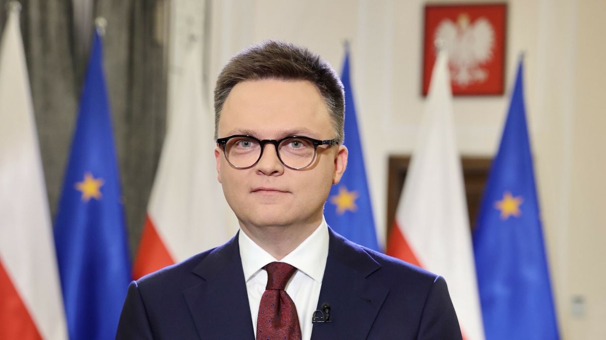 Orędzie Szymona Hołowni. Marszałek Sejmu przemówił do odbiorców TVP