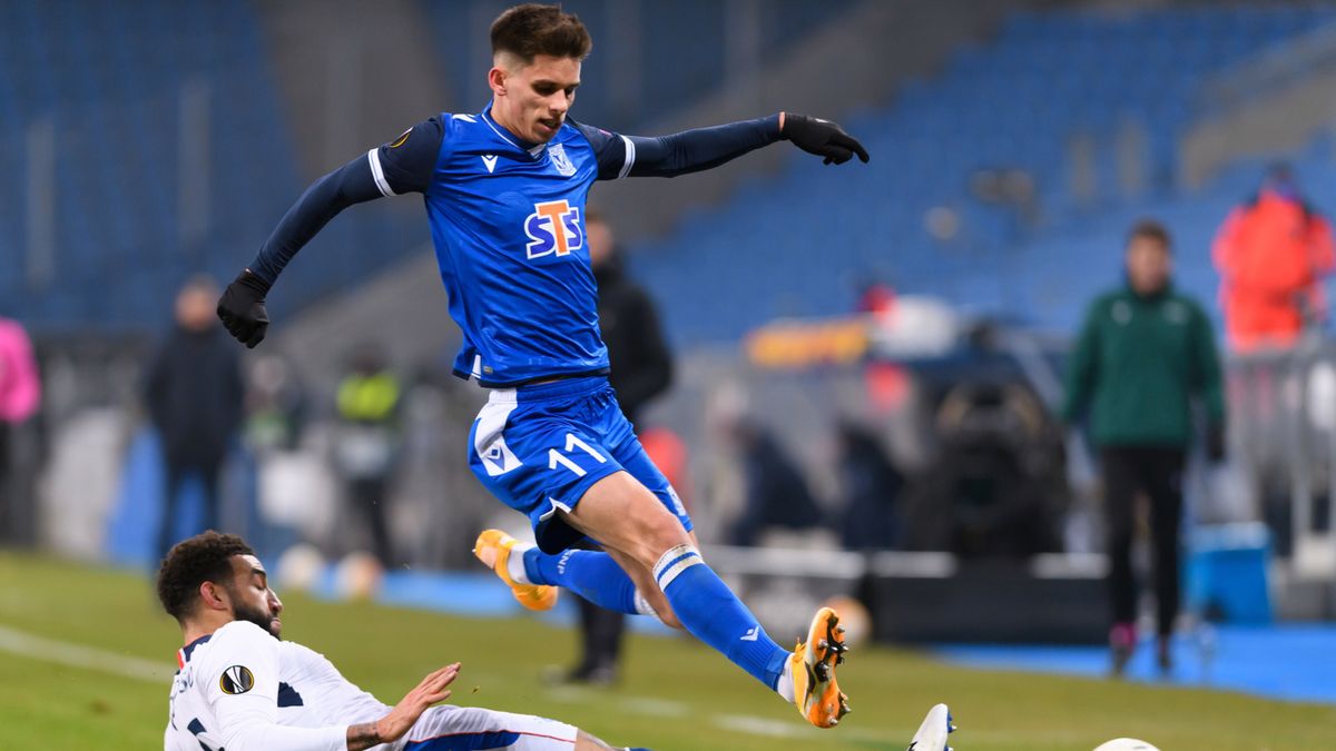 PAP / Jakub Kaczmarczyk / Na zdjęciu: Filip Marchwiński (Lech)