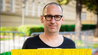 Protestował na wiecu Morawieckiego. Dostał surową karę