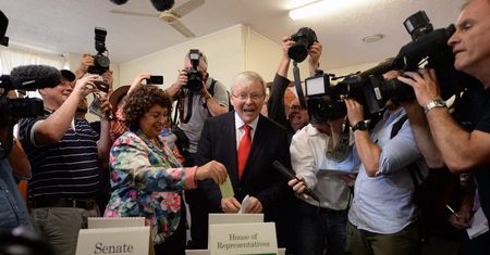 Wybory w Australii. Premier Rudd przyznał się do porażki