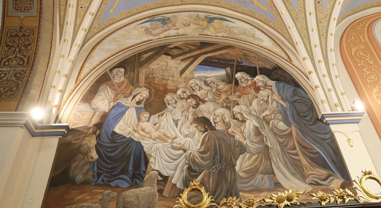 Iłża: Renowacja zabytkowej polichromii w prezbiterium kościoła