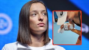 Iga Świątek wzięła się ostro do pracy. Zobacz, co zrobiła z koszulką po treningu