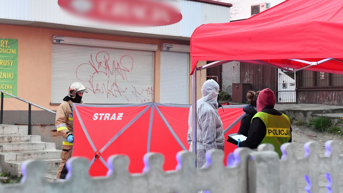 39-letni nożownik w Brzezinach zabił 41-latka i ranił policjanta.