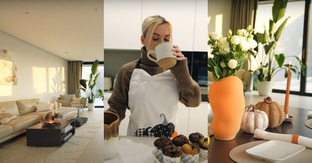 Weronika Sowa pokazała willę w jesiennym wydaniu. Jak wygląda LUKSUSOWE gniazdko Wersow i Friza? Ogromne przestrzenie, taras z jacuzzi... (ZDJĘCIA)