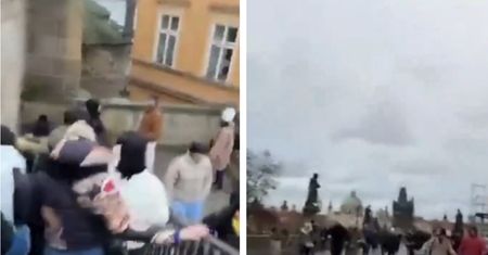 Makabra w Pradze. Dziennikarz zdobył się na bohaterski czyn