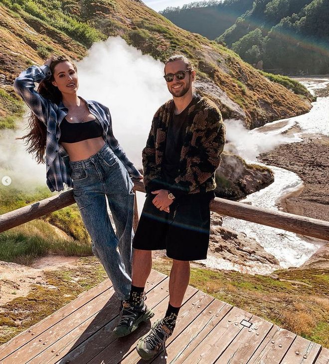Celia Jaunat i Grzegorz Krychowiak