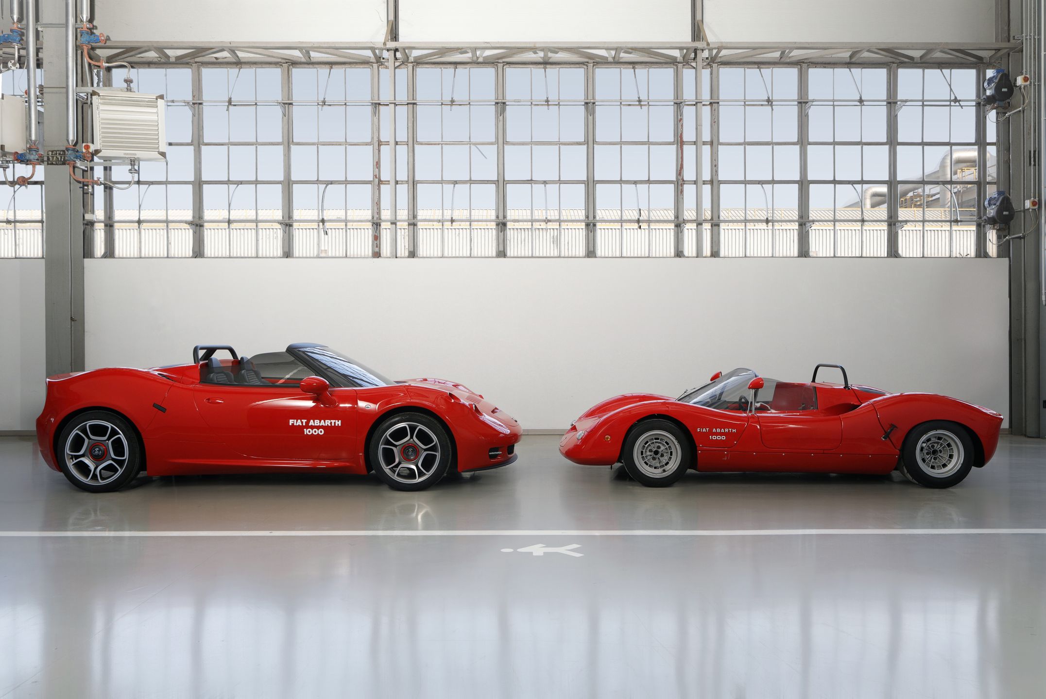 Stary i nowy Abarth 1000 SP