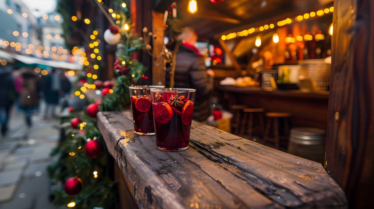 Mulled wine at the Christmas market