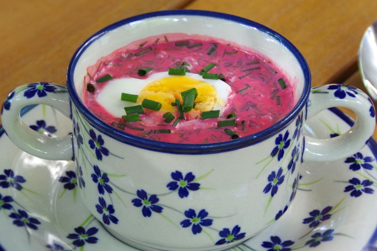 Lithuanian cold soup - delicious and refreshing