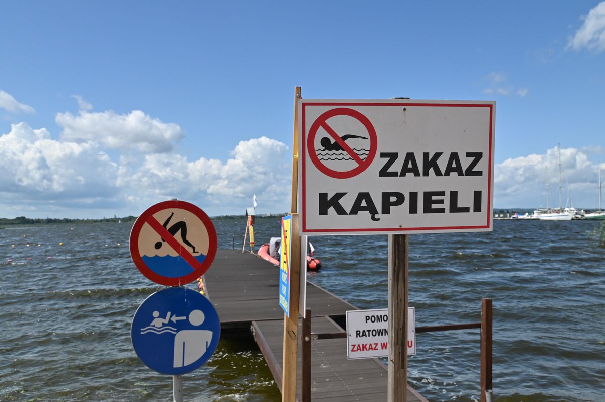 Trzy plaże zamknięte. Ratownicy mówią o niebezpieczeństwie