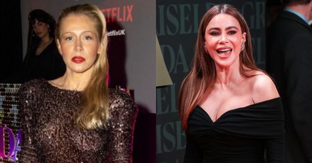 Katarzyna Warnke pozuje na ściance z Sofią Vergarą. Na światowej premierze nowej produkcji Netfliksa była JEDYNĄ Polką (FOTO)