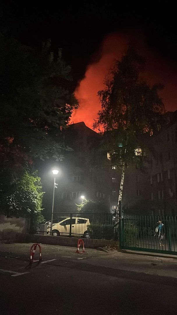 Pożar w Poznaniu/ 25.08.2024