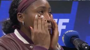 Rozpłakała się podczas wywiadu. Gauff tłumaczy emocjonalną reakcję